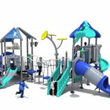 Commercial Sports Themed Playground Equipment Kids Combination Slide for Park Commercial Sports Themed Playground Equipment Kids Combination Slide for Park